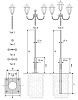 Осветительный комплекс КО-2-2-4,5 (108/76, 250х250-160, ОП-2) фото в интернет-магазине ОГК Опора